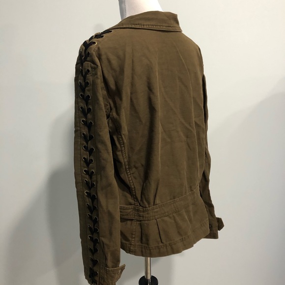 NWOT Free People Military Inspired Jacket Green - Picture 5 of 8